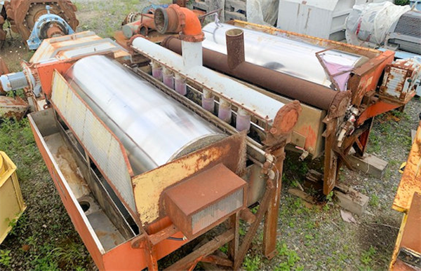 2 Units - Eriez Magnetics Magnetic Drum Separator, 36" Diameter X 96" Face)